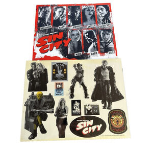 Frank Millers Sin City Magnet Set and Movie Postcard